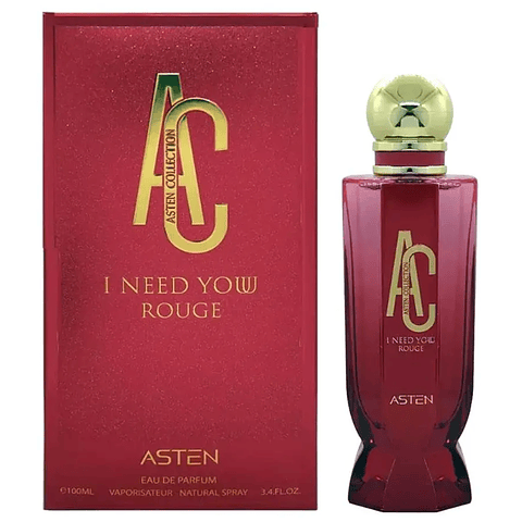 Asten EdP I Need You Rouge - Femme / 100 ml
