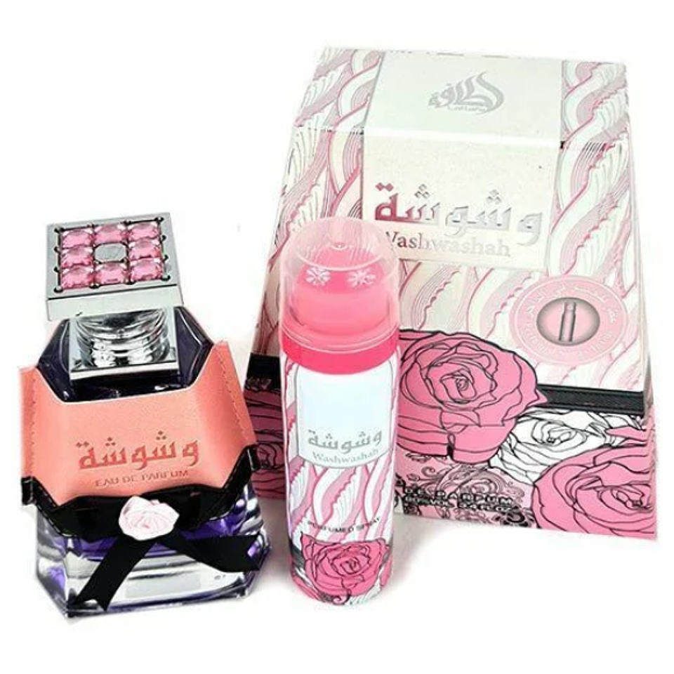 Lattafa Estuche Washwasha Fragancia EDP 100 ml + Desodorante 50 ml 1