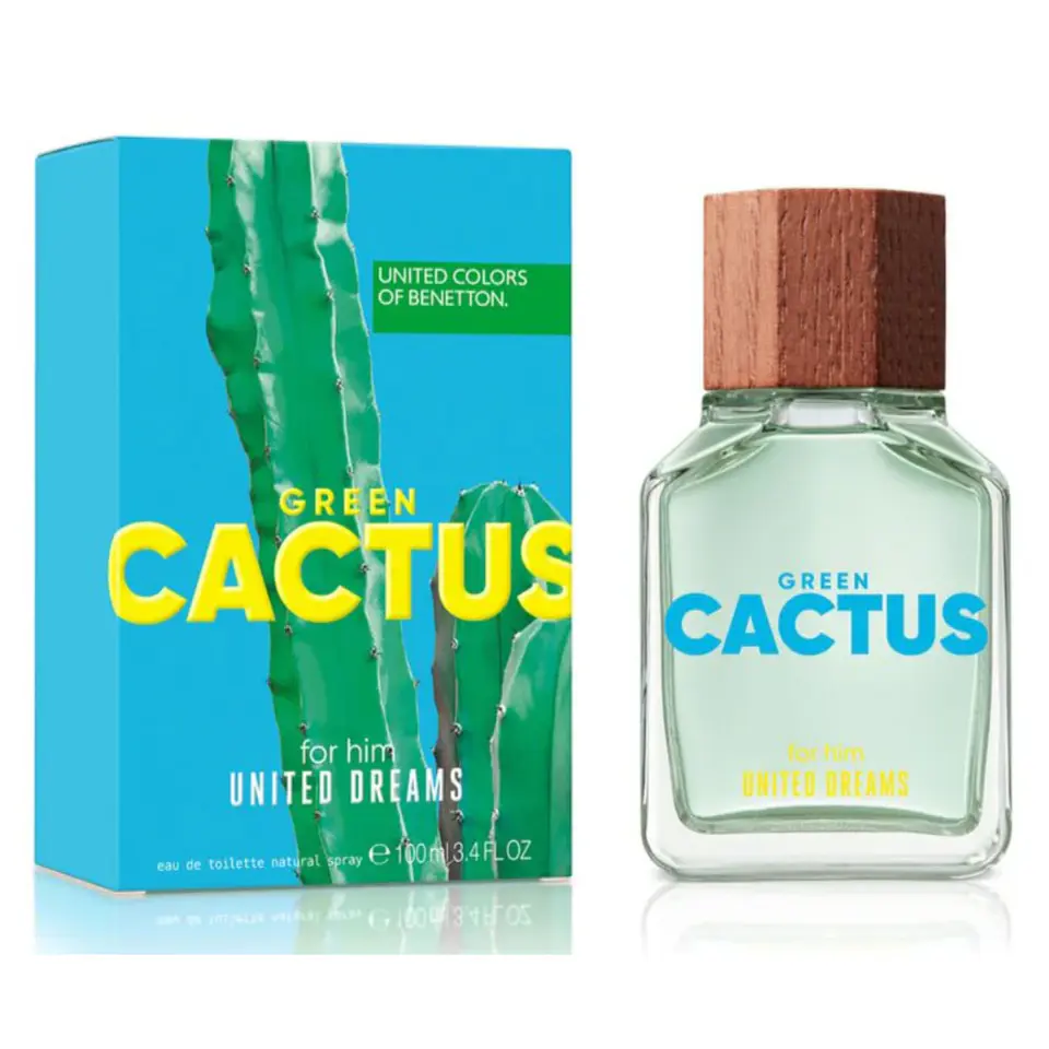 Benetton EdT Green Cactus - Homme / 100 ml 1