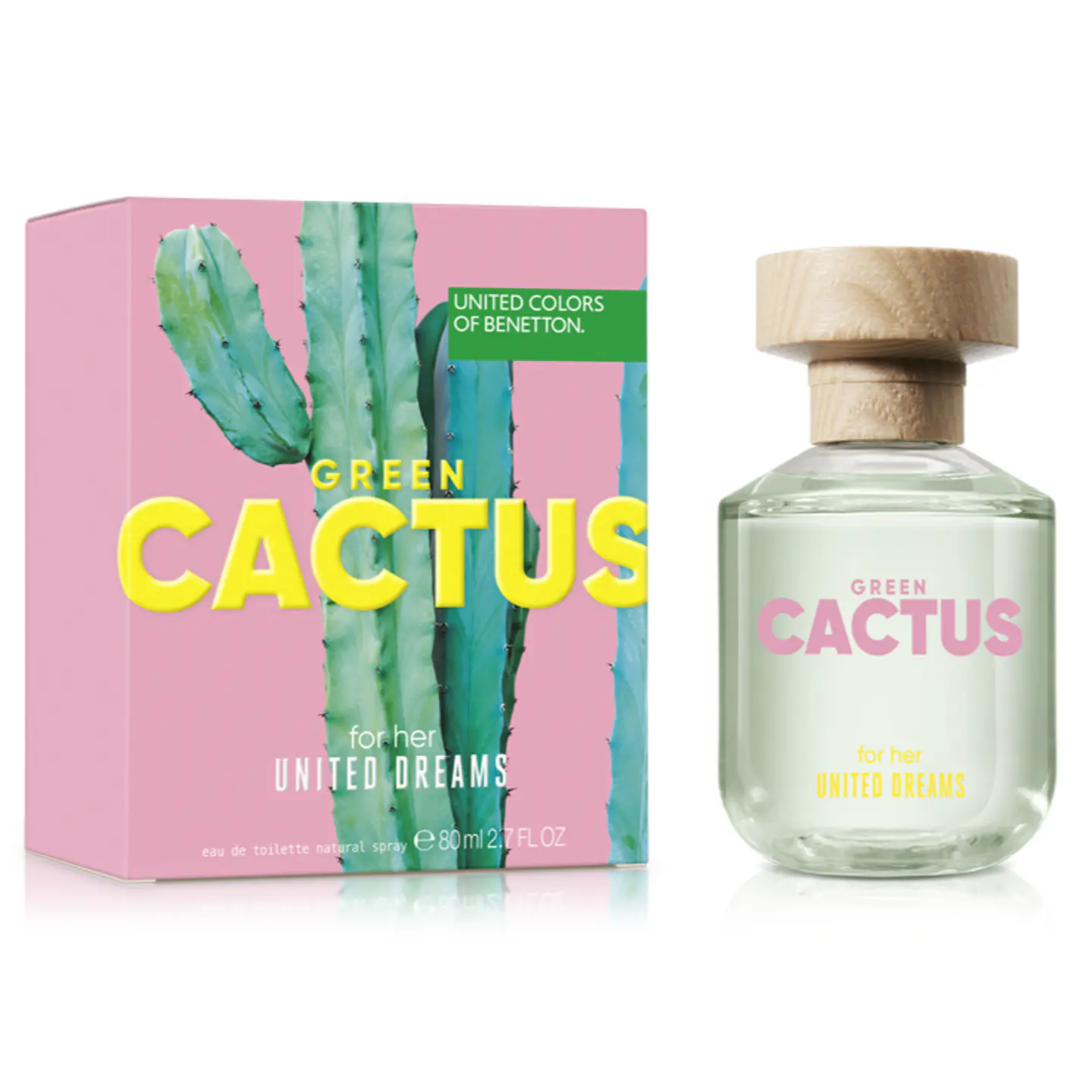 Benetton EdT Green Cactus - Femme / 80 ml 1