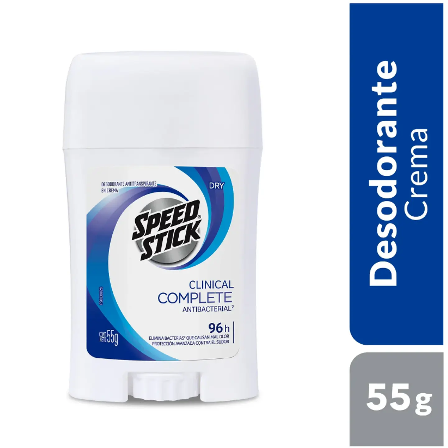 Speed Stick Dry Clinical Complete Antibacterial Desodorante Antitranspirante en Crema 55 grs 1