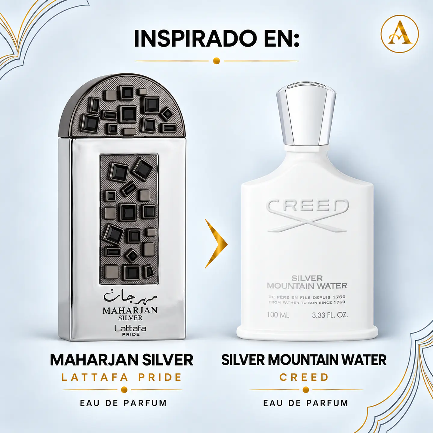 Lattafa EdP Maharjan Pride Silver - Unisex / 100 ml 3