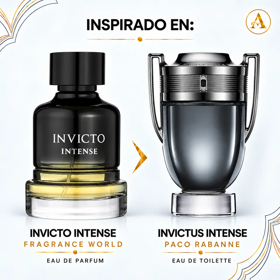 Fragrance World EdP Invicto Intense - Homme / 100 ml 3