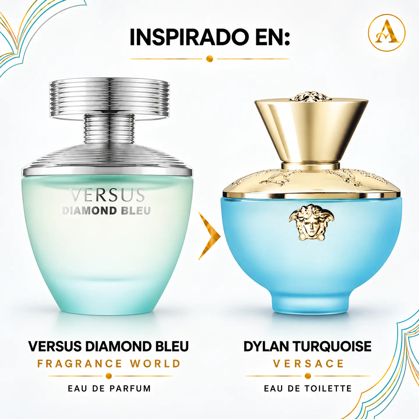 Fragrance World EdP Versus Diamond Bleu - Homme / 100 ml 3