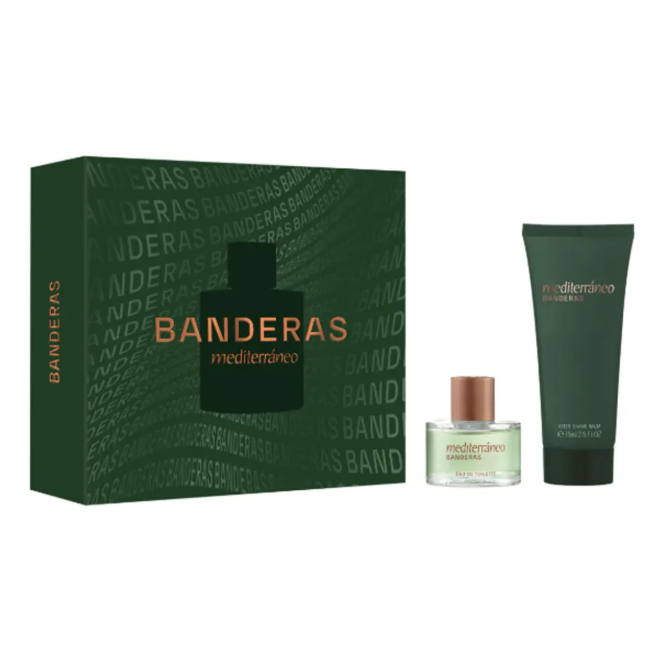 Banderas Estuche Mediterraneo - Homme: Fragancia EdT 50 ml y After Shave Balm 75 ml 1