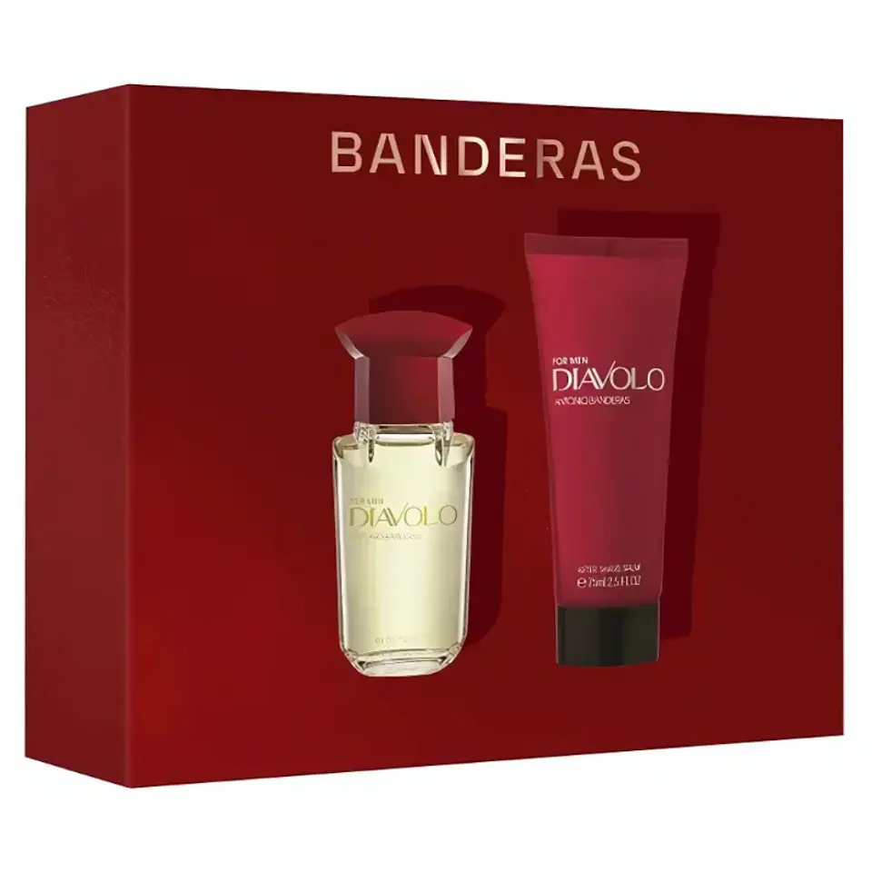 Banderas Estuche Diavolo - Homme: Fragancia EdT 50 ml y After Shave Balm 75 ml 1