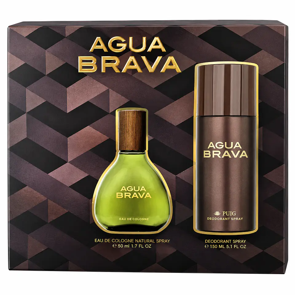 Puig Estuche Agua Brava / Homme: Fragancia EdC 50 ml y Desodorante Spray 150 ml 1