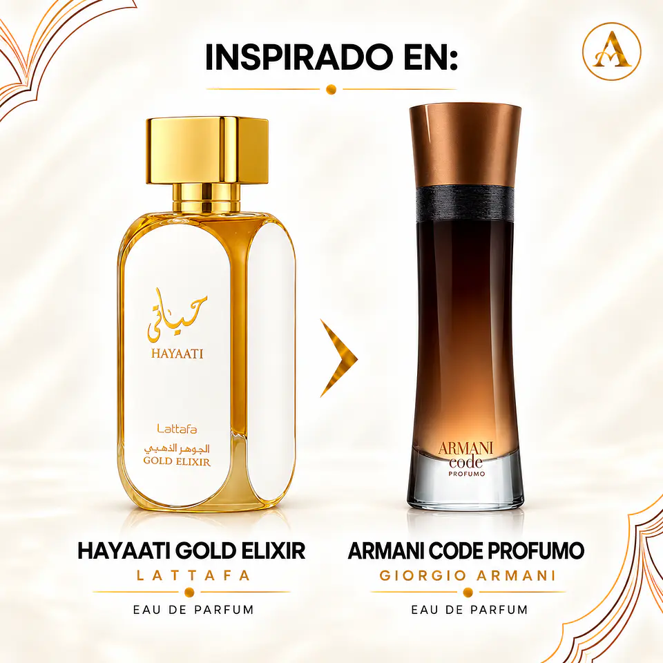 Lattafa EdP Hayaati Gold Elixir - Unisex / 100 ml 3
