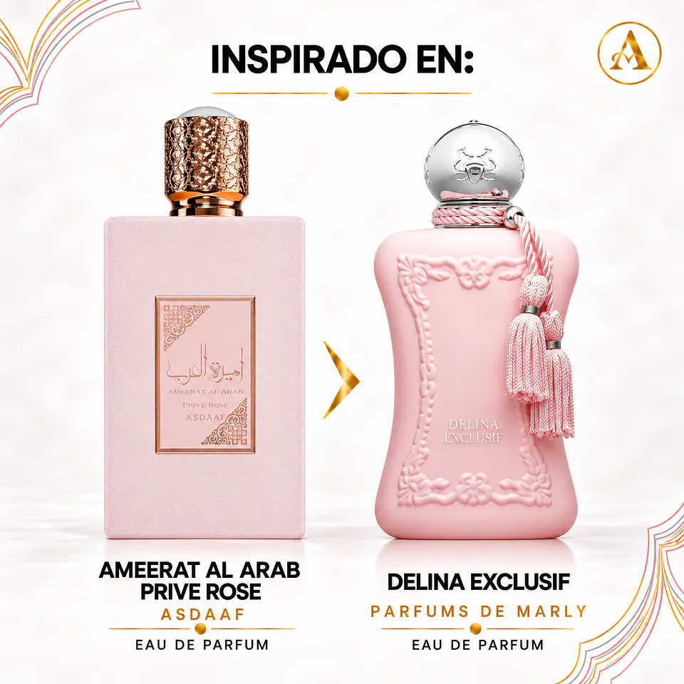 Asdaaf EdP Ameerat Al Arab Prive Rose - Femme / 100 ml 3