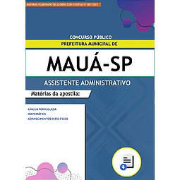 Apostila Concurso Prefeitura de Mauá SP 2023 - Assistente Administrativo