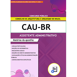 Apostila Concurso CAU-BR 2023 - Assistente Administrativo