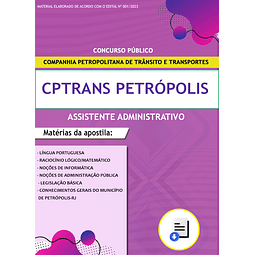 Apostila Concurso CPTrans Petrópolis - Assistente Administrativo