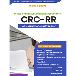 Apostila Concurso CRC-RR 2024 - Assistente Administrativo