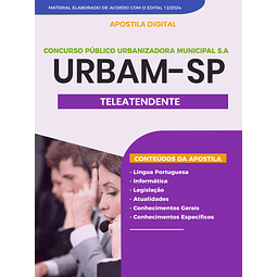 Apostila Concurso URBAM-SP 2024 - Teleatendente