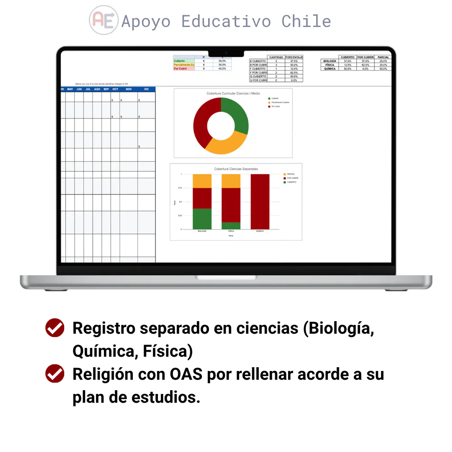 Cobertura curricular - Monitoreo Enseñanza Media (I° a IV°) 4