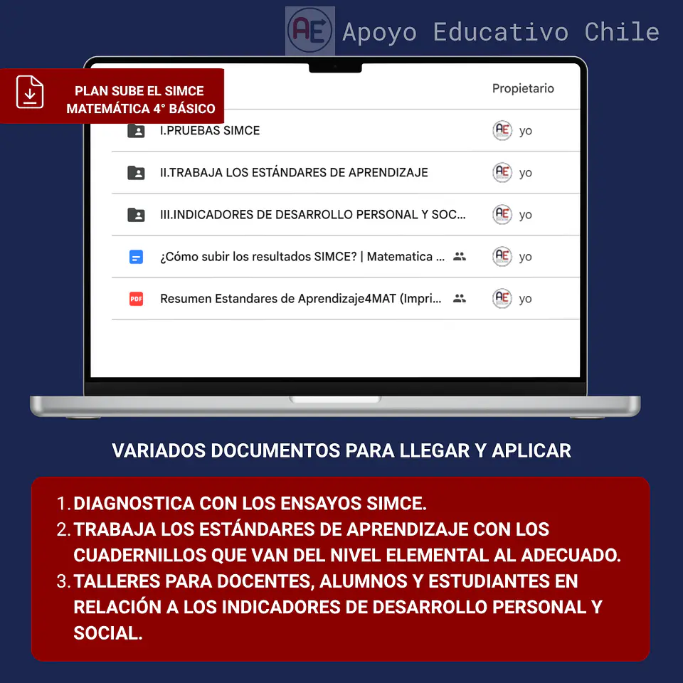 Plan Sube el SIMCE Matemática 4.º Básico 1