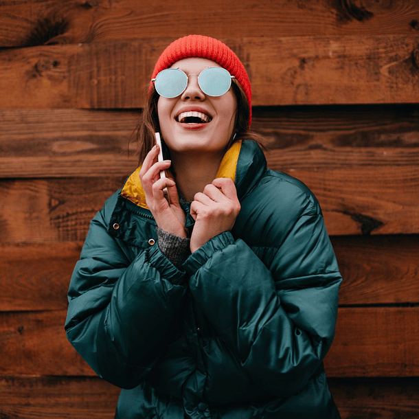 Emerald color rainy jacket 