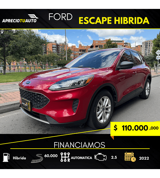 Ford Escape Se Hev Hibrida 2.5 2022 Excelente Estado!