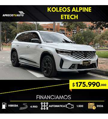 Renault Koleos 1.5t Full Hybrid E-tech Espirit Alphine