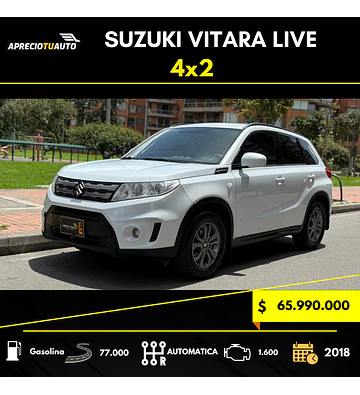 Suzuki Vitara Live 2wd Aut. 2018 Impecable!