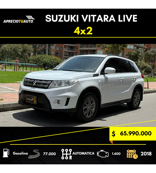 Suzuki Vitara Live 2wd Aut. 2018 Impecable!
