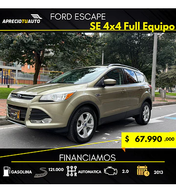 Ford Escape Se 4x4 Full Equipo Impecable! 
