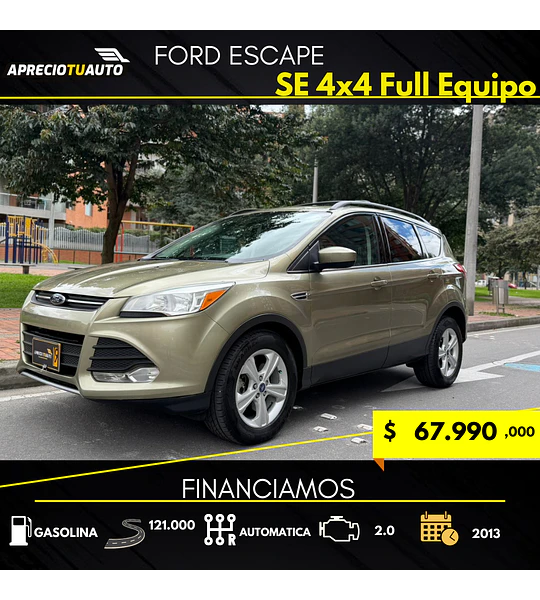 Ford Escape Se 4x4 Full Equipo Impecable! 