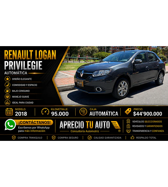Renault Logan Privilege Full Equipo Impecable