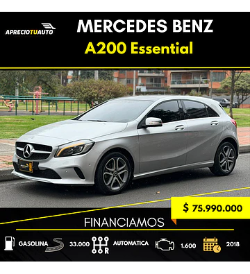 Mercedes Benz A200 Turbo Essential 2018 Impecable!