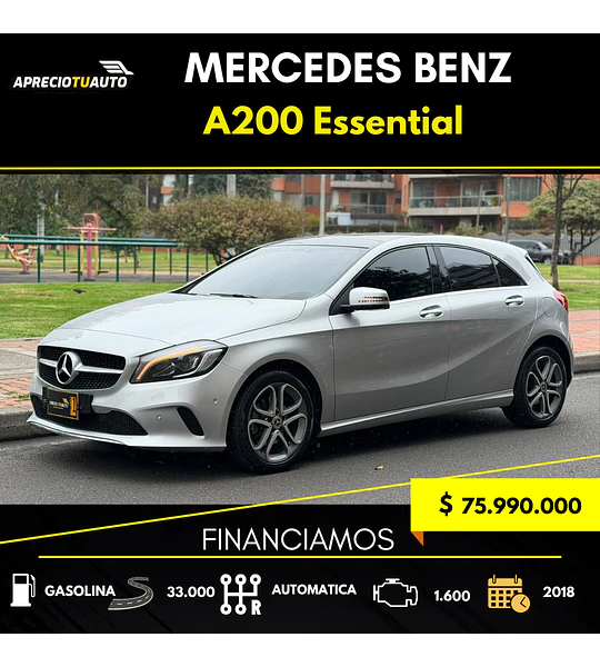 Mercedes Benz A200 Turbo Essential 2018 Impecable!