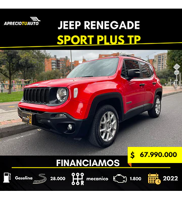  JEEP RENEGADE  SPORT PLUS TP