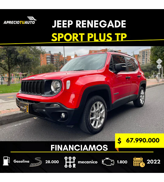  JEEP RENEGADE  SPORT PLUS TP