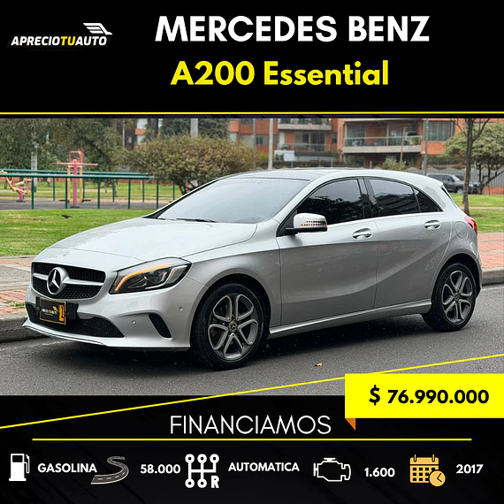 Mercedes Benz A200 Turbo Essential 2017 Impecable!