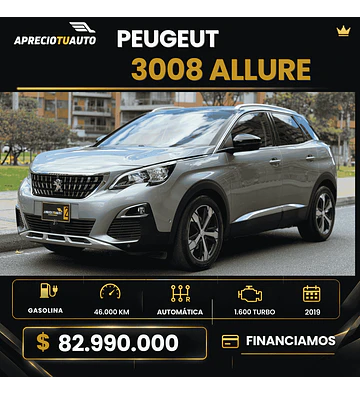 Peugeot 3008 Allure 1.6 Turbo Impecable!