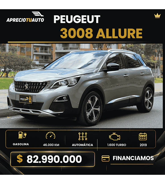 Peugeot 3008 Allure 1.6 Turbo Impecable!