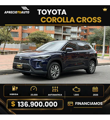 Toyota Corolla Cross 1.8 Hev Xei Cvt