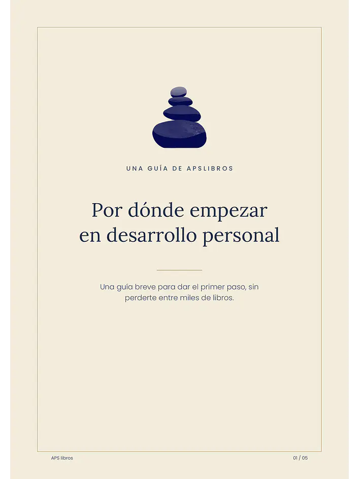 Mini Guía: Por dónde empezar en desarrollo personal 1