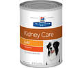 Hill's Prescription  Diet cuidado renal perros k/d lata 370g