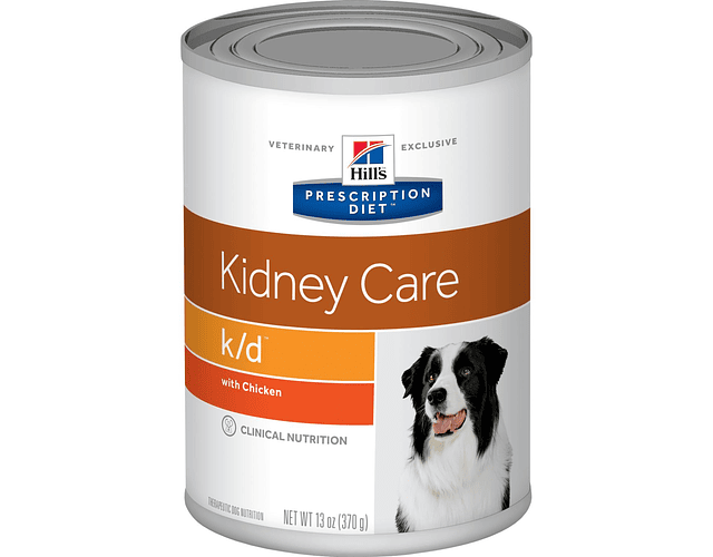 Hill's Prescription  Diet cuidado renal perros k/d lata 370g