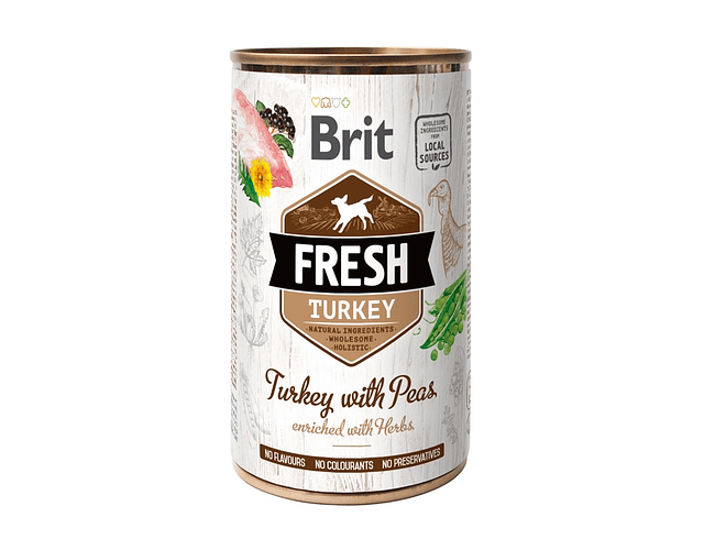 Brit Fresh Turkey with Peas latas 400g