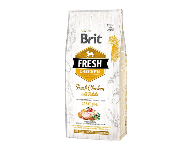 Brit Fresh Chicken with Potato ADULT