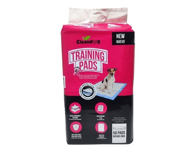 Sabanillas Training Pads Clean Dog x50 unidades