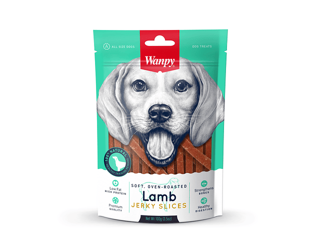 Wanpy Lamb Jerky slices