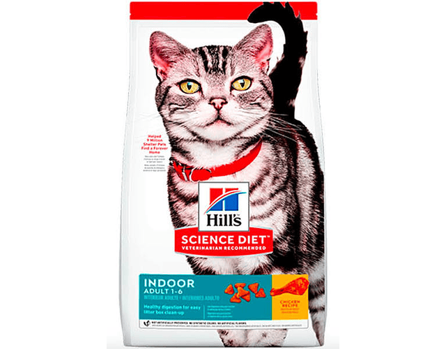 Hills Indoor Cat 1-6años