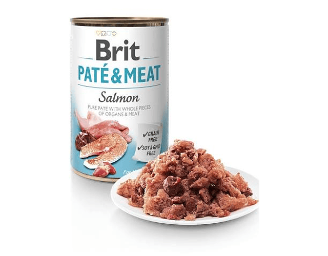 Brit Pate &Meat Salmón 400g