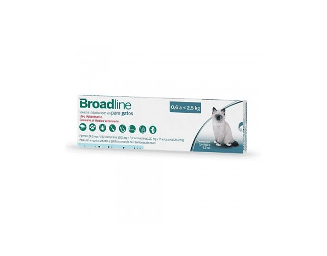 Broadline pipetas gatos 0,6 a 2,5kgs
