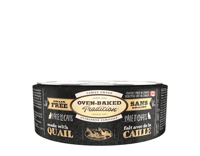 Oven Baked Pate Cat Adulto Codorniz 156g