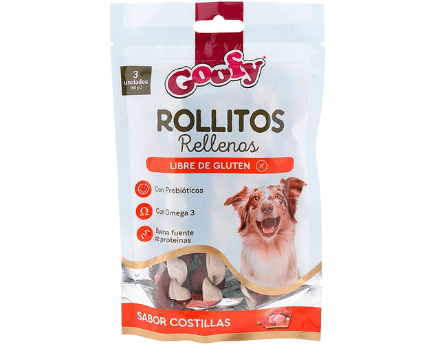 Goofy Rollitos Rellenos 3 unidades 60g