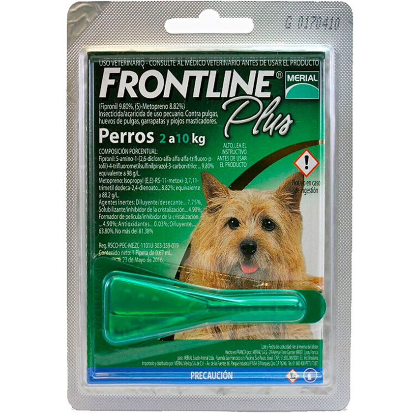 Frontline Pipetas Perros hasta 10kgs peso