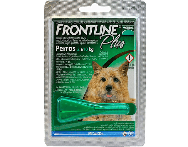 Frontline Pipetas Perros hasta 10kgs peso